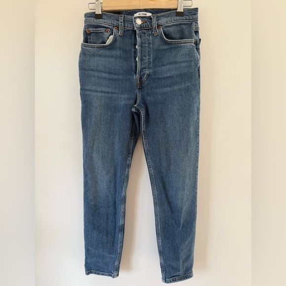 RE/DONE 90s high rise ankle crop size 26 - Picture 1 of 8